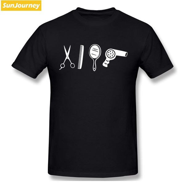 

парикмахерские инструменты няня мужчина tshirt негабаритные o-образный вырез с коротким рукавом хлопок мужчину пользовательского tshirt