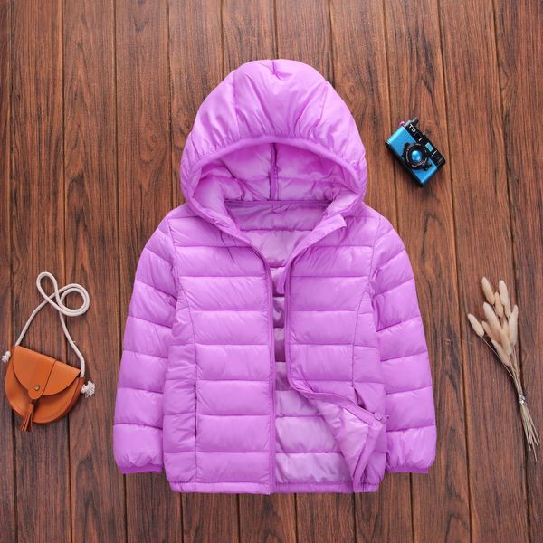 

childrenyixin feather thin medium large clothing down cotton-padded jacket autumn and wintertwm6, White