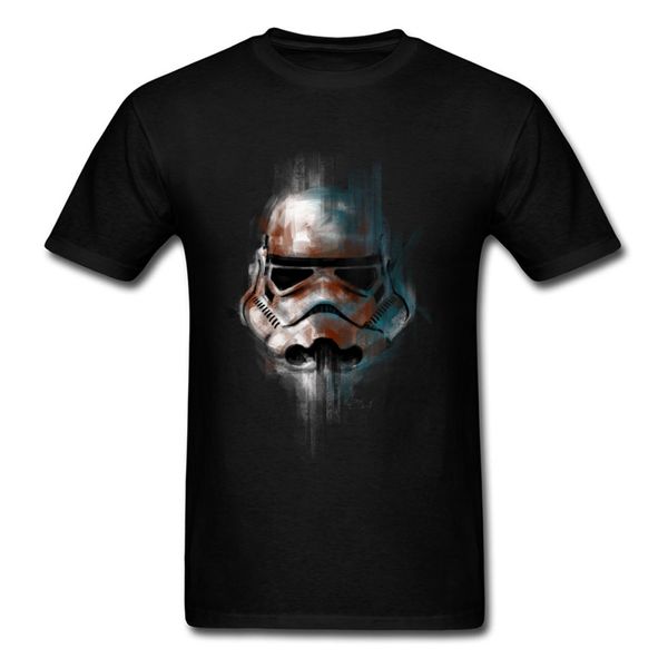 

stormtrooper 2018 heavy metal helmet printed men t-shirt punk black biker moto style summer t shirts