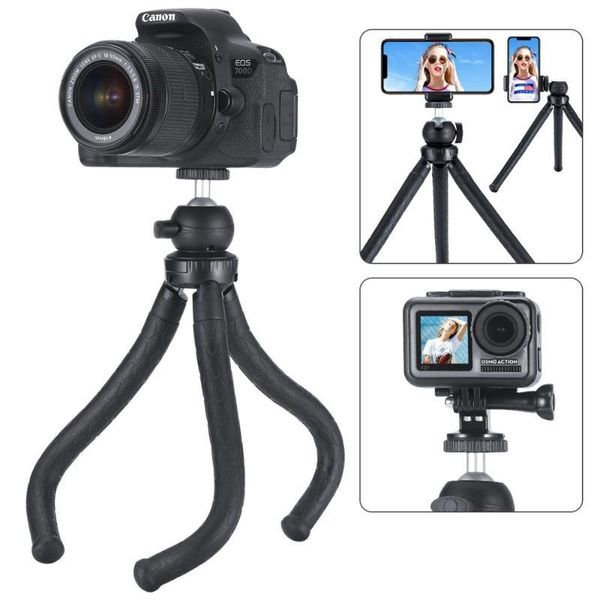 

ulanzi mt-07 ocs tripod kit w microphone light handle rig for all-round shooting smartphone action camera vlogging