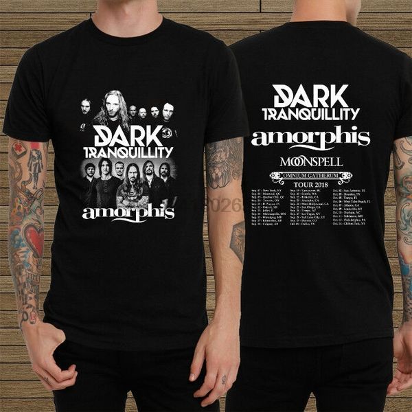 

dark tranquility с amorphis tour 2018 новый мужская футболка