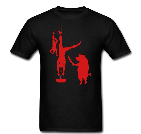 

bacon kills humans meat murder funny t shirt 2019 summer men's t shirt fashion print short sleeve style cool tees