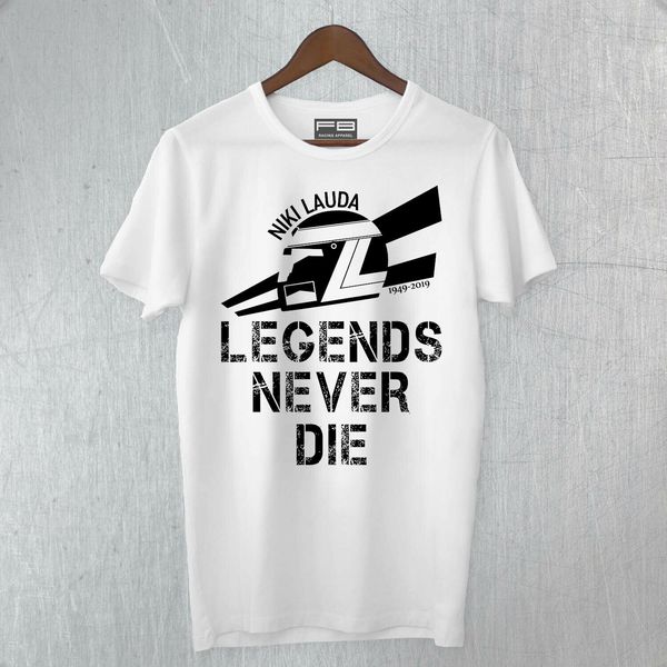 

t-shirt niki lauda tribute legends never die driver legend history web art