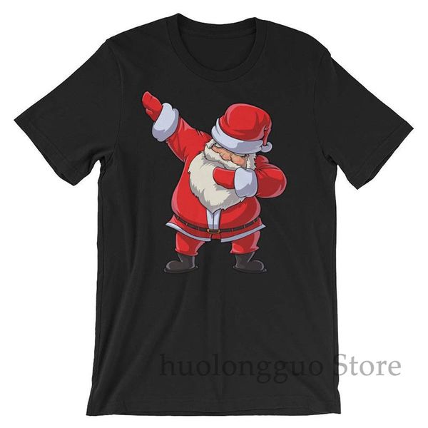 

dabbing santa t shirt funny christmas santa claus dab x-mas gifts men women short-sleeve t-shirt print on demand