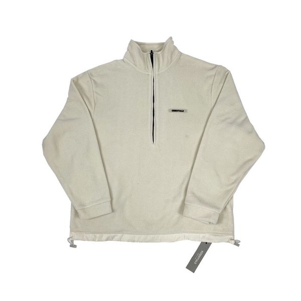 

fog essentials men's and women's hooded sweatshirt 1:1, half zipper essential hoodies, fashionable mens hoodie, Black