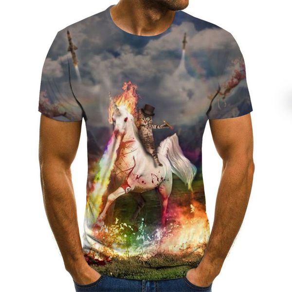 

summer summer anime 3d print shirts oversized graphic funny men clothing