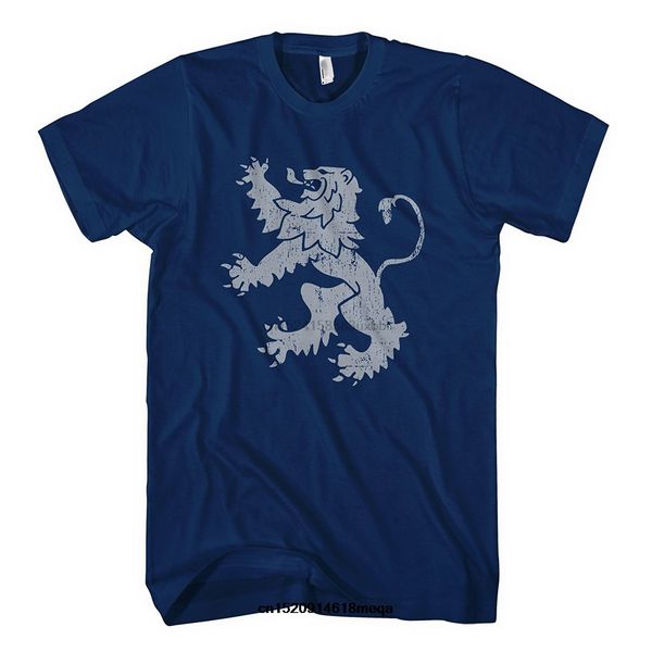 

t shirt leo the - heraldry animal icon symbol scotland scottish mens t-shirt