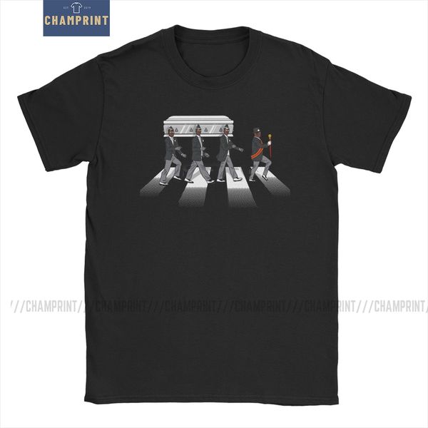 

coffin dance funeral casket pallbearers men's t shirt stay home music dancer tees short sleeve t-shirt cotton new arrival