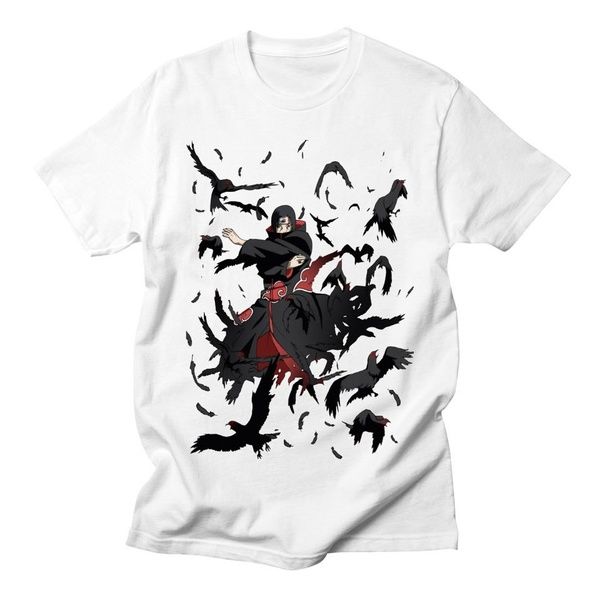 

naruto uchiha itachi anime t shirt cotton streetwear t-shirt harajuku fashion casual artistic plus size summer cotton tee shirt
