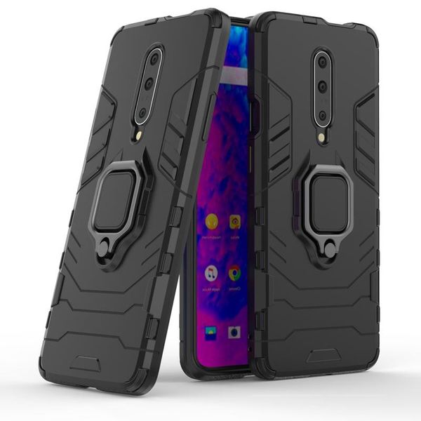 

hybrid armor 2 in 1 case for oneplus 7 pro magnetic car phone finger holderphone case
