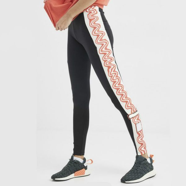 

женщины активных йоги брюки мода три полосатого letter pattern активных бегуны quick dry sweatpants женщины высокого качество, Black