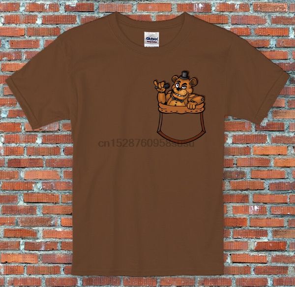 

freddy in my pocket fnaf five nights animatronic inspired t shirt s m l xl 2xl