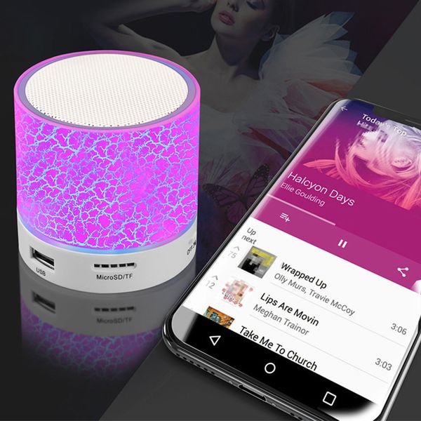 

bluetooth speaker wireless portable mini led music audio tf usb fm stereo speaker for mobile phone computer column