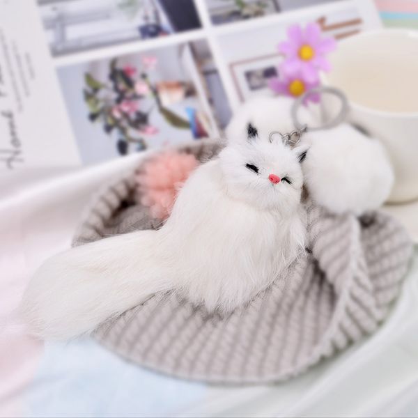 

брелки мультфильм fox брелок подвеска автомобиля брелок держатель сумка кошелек украшения декор женщины ювелирные изделия шарм брелок мода, Silver