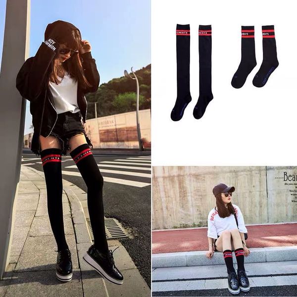 

socks 2020 women autumn winter stripe socks fantasies sock black