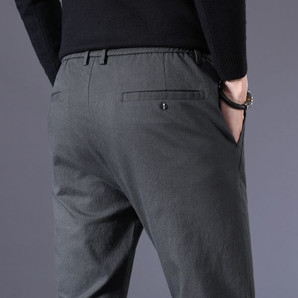 

men's trousers casual 2020 autumn new versatile slim men's casual pants straight loose korean style trendy autumn and winter pants, Blue