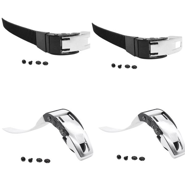 

2 pairs replacement inline roller skate shoes energy straps with screws