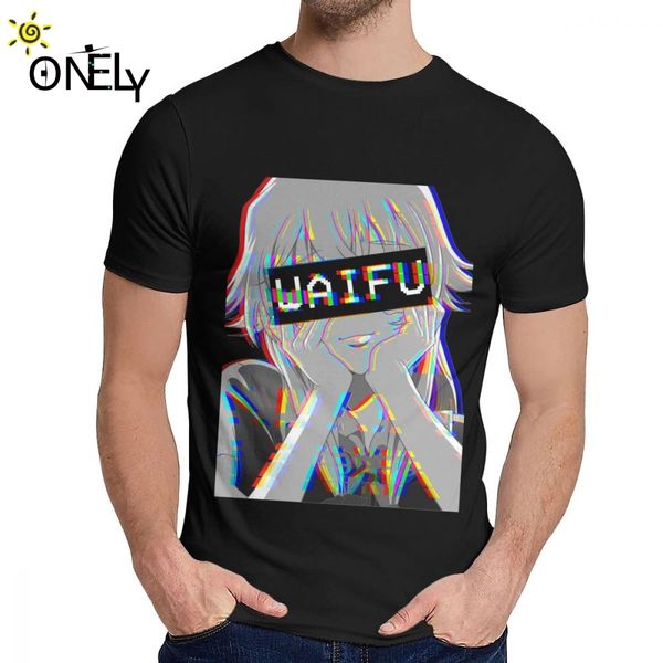 

round neck yuno waifu japanese animation t-shirt custom 100% cotton t shirt big size