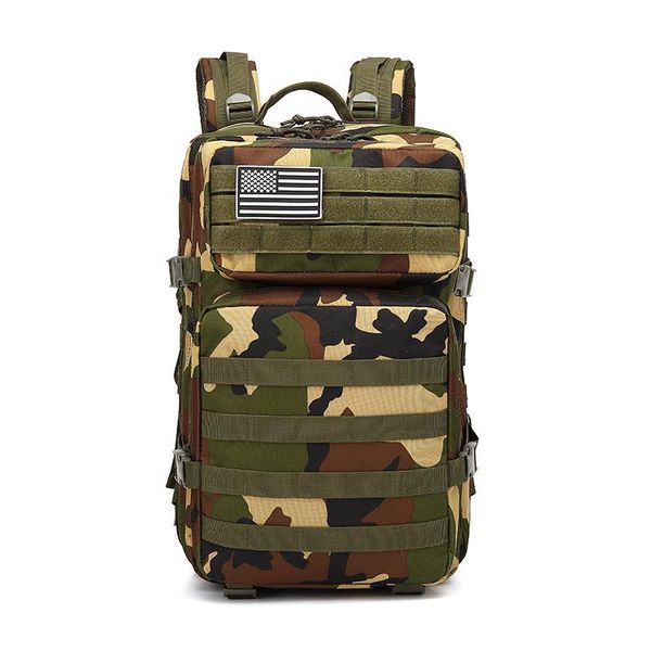 

men camping 45l large outdoor tactical hiking rucksack capacity for military mochila backpack blaso bag travel mountaineering sqcfhe