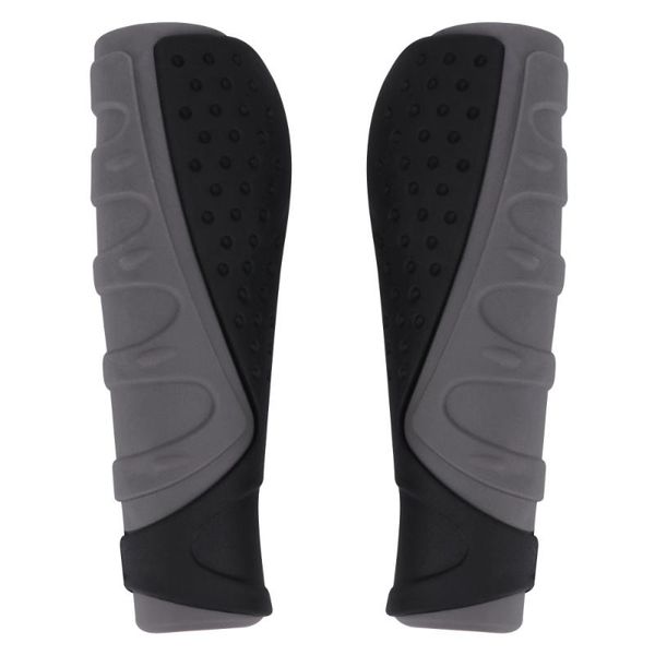 

1 pair of cycle handle grips bike handlebar grip for change repairing bicycle bike, Black;gray