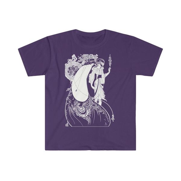 

the peacock rock 1893 aubrey beardsley men es t shirt tee