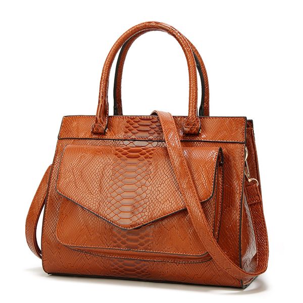 

2020 new fashion crocodile bag one-shoulder cross-body leather handbag women's bag