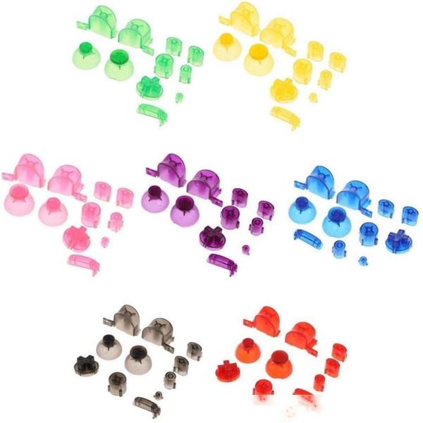 

transparent button for wired turbo shock game cube game controller for ngc