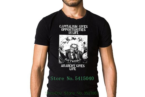 

fashion 100% cotton men t shirt anthrax capitalism is cannibalism 1982 ep album cover t-shirt