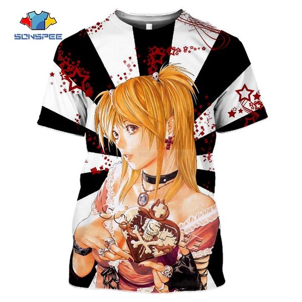 

3d horror anime death note angel and demon cross compression gym monster bible 3d print shirts anime comics aesthetic men clothing