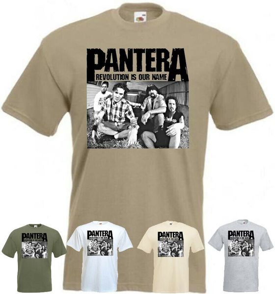 

pantera v52 t shirt heavy metal khaki olive grey white all sizes s 5xl