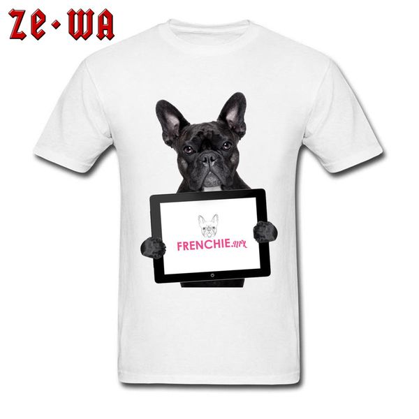 

mens t shirt bad bulldog frances frenchie puppy dog anime tee shirts gift custom print shirt men tshirt new