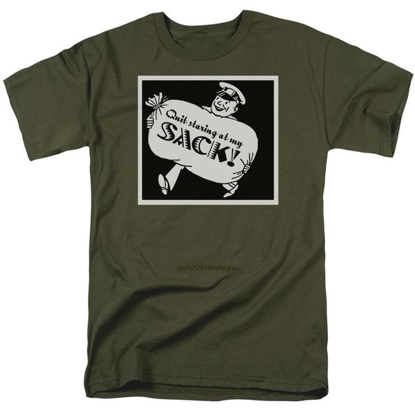 

2019 printed men t shirt cotton short sleeve quit staring at my sack regular fit t-shirtwomen t shirt