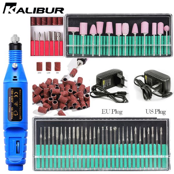 

nail drill & accessories kalibur professional electric machine set art pen gel remove pedicure files manicuring polishing equipment