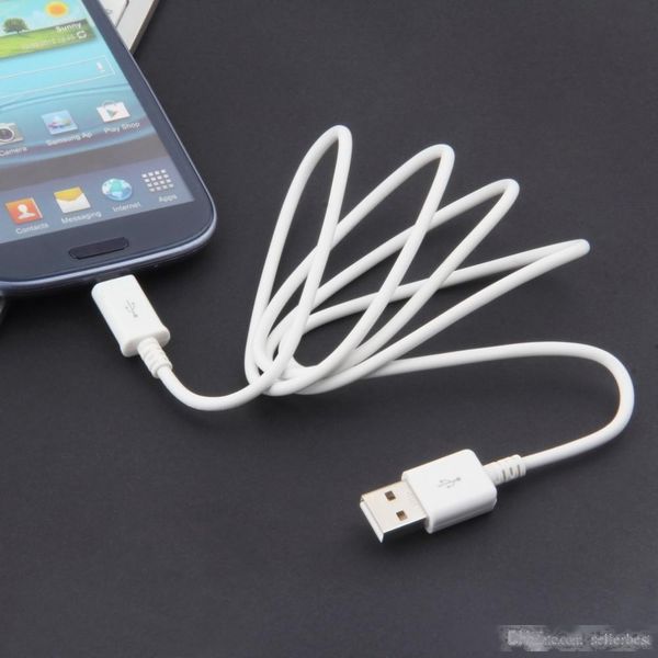 

universal detachable micro usb 2.0 data charging cord data sync charger cable for most samsung phones galaxy android phone white