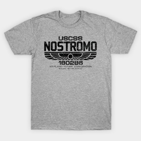 

мужчины тенниски nostromo 180286 alien attack survivor vintage черной тенниска женщины тенниска