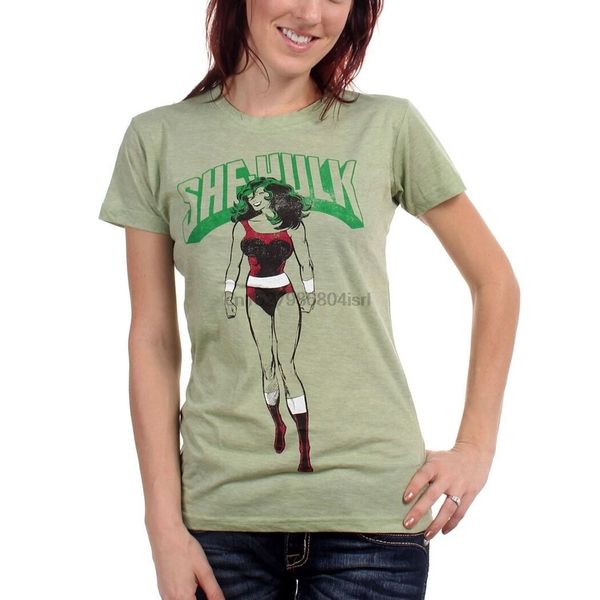 

incredible hulk she-hulk junior ladies t-shirt new