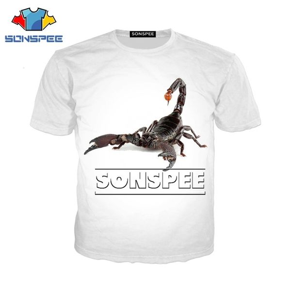 

insect scorpion toxin 3d print shirts horror humor comics men clothing