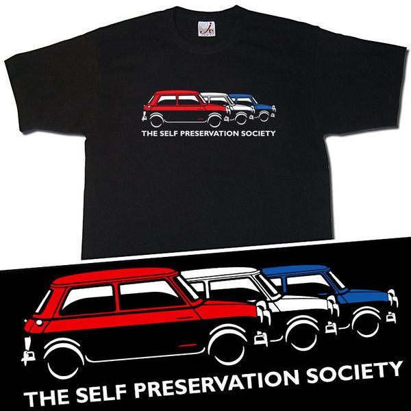 

2019 new t-shirt retro italian job classic cooper evolution t-shirt (s-xxxl