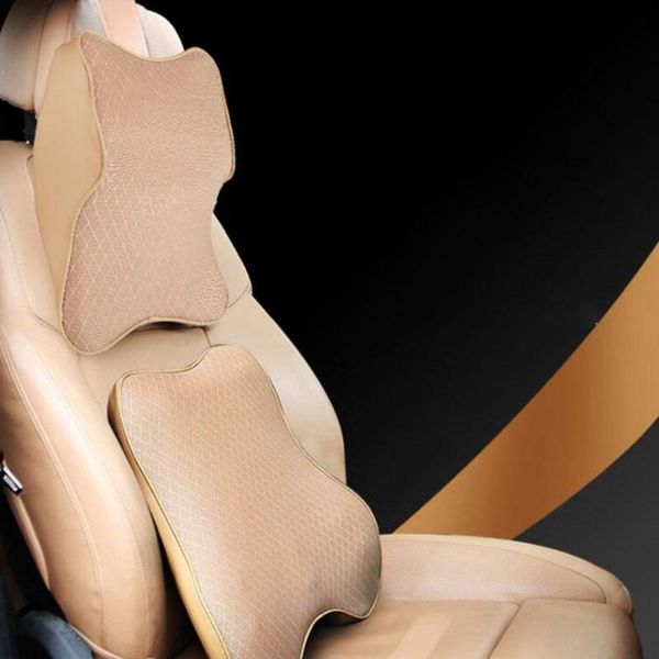 

head pillow memory foam waist head support protection soft and breathable durable leatherwear for vehicles