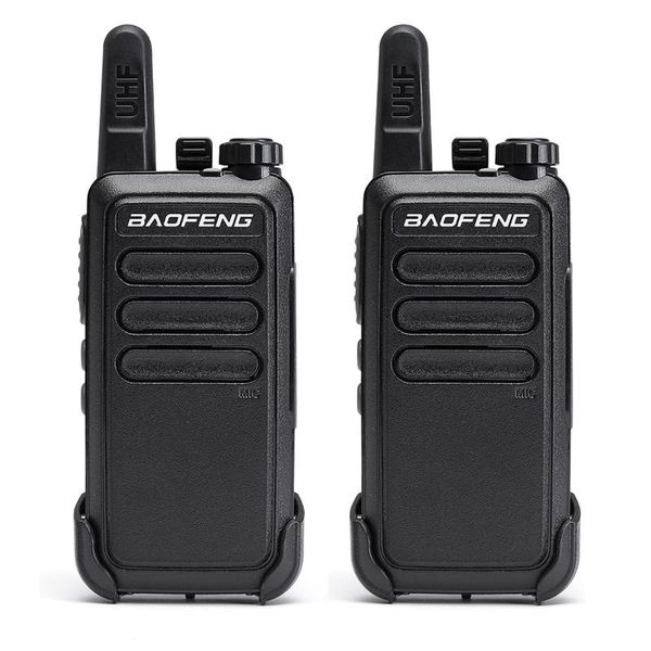 

2 pcs baofeng bf-c9 portable radio mini walkie talkie 400-470mhz uhf vox usb charging handheld two way ham radio communicator
