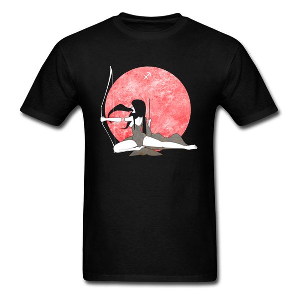 

sagittarius woman print on men black t-shirt new fashion male short sleeve 3xl custom tee shirt drop shipping