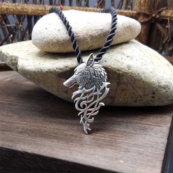 

pendant necklaces 1pcs sell viking wolf men necklace celt, Silver