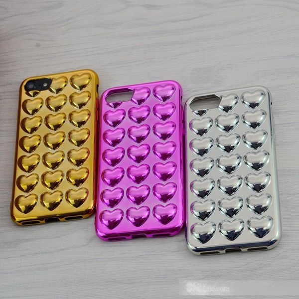 

phone case benevolence electroplating soft tpu covers for apple iphone 6 6s plus 7 7plus back cover new styles electroplate