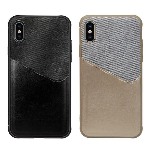 

new luxury leather case pocket for iphone xr xs max x 6s 7 8 plus cell phone credit card holder for samsung galaxy s8 s9 s10 note 8 9 10
