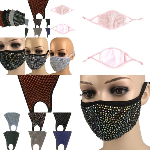 

dustproof bling diamond protective bling fashion mask pm2.5 mouth masks washable reusable m1tm kxxj1
