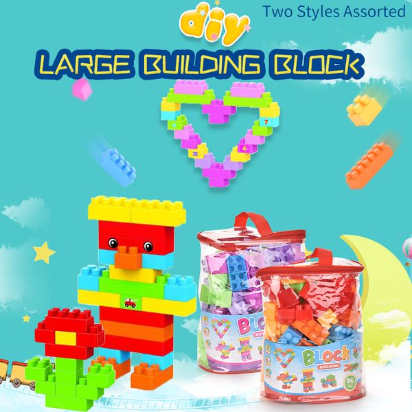 

interesting many colour creative block kid toy plastic building block bricks construct toy 2020 selling