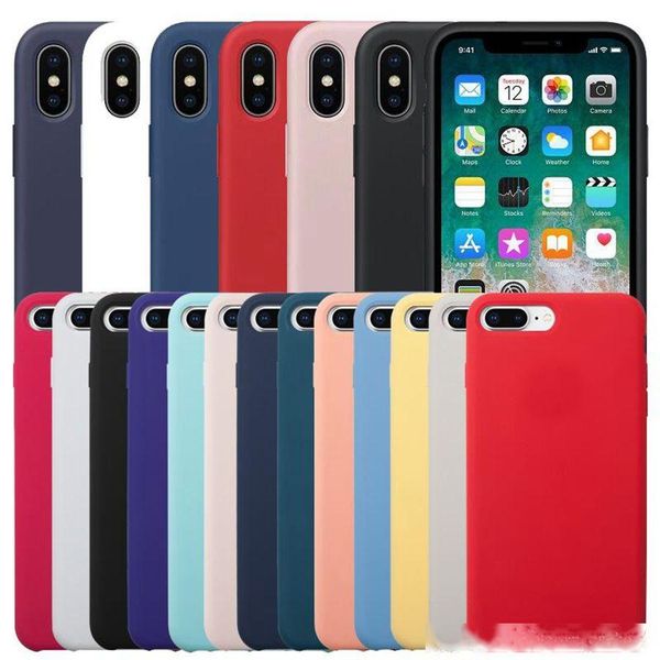 

original silicone case for iphone 11 11 pro 11 pro max eco-friendly silicone cover for iphone xr xs max 7 8 6s with retail box