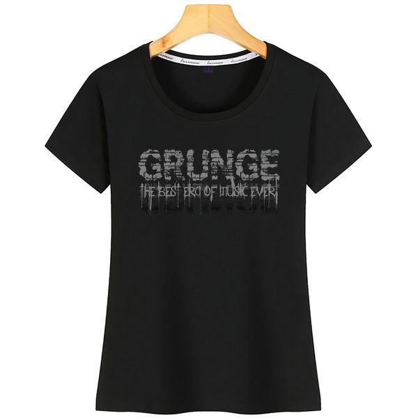 

топы тенниска женщин grunge мода белый пользовательских tshirt