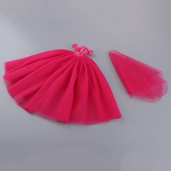 

fashion strapless wedding dress princess skirt for 1/6 doll accs