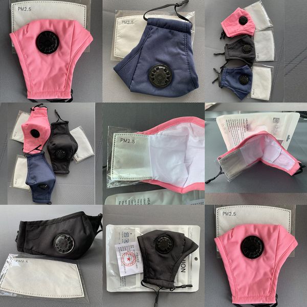 

синие маски для лица anti-dust многоразовых моющиеся масок pink маски рм2,5 дыхательного клапана толщины 2 углерода fil1